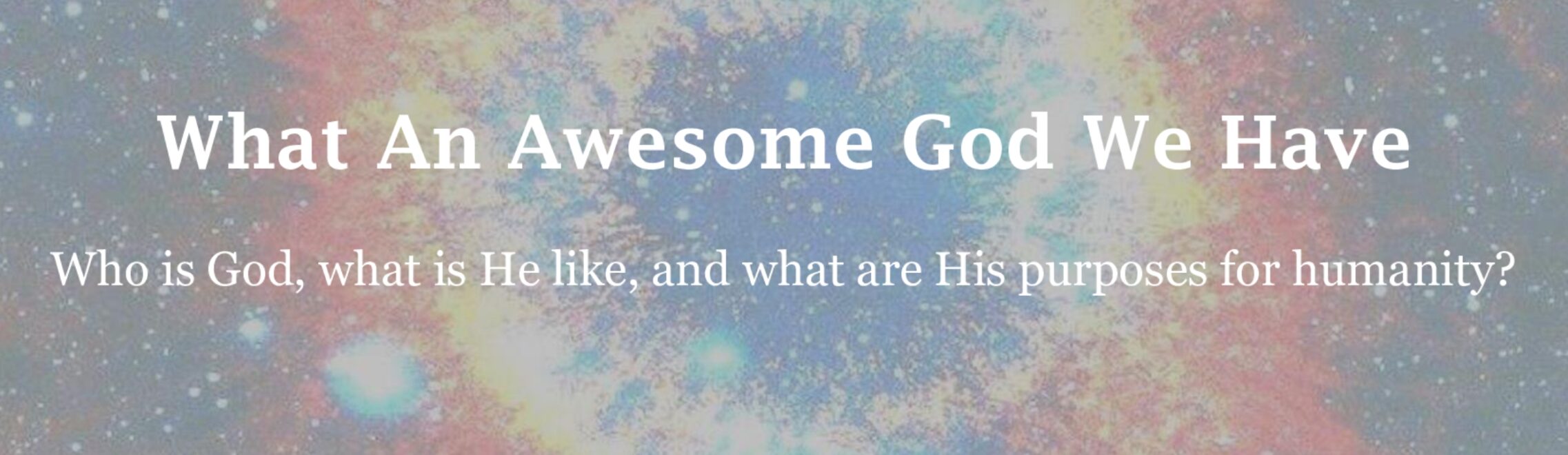 Is it really possible to have a personal relationship with the creator of the whole universe? The One True God has shown us that this is the desire of His heart.